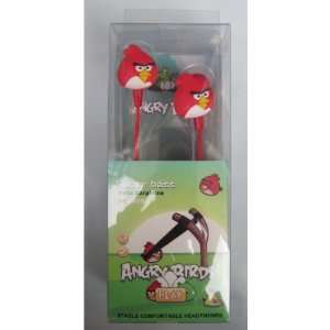  Angry Birds Red Bird Earphone Ear Piece Headphone 