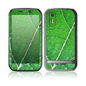  Motorola Photon 4G Decal Skin Sticker  Green Leaf Texture 