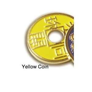   Yellow Expanded Shell Chinese Coin From Royal Magic 
