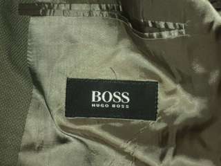 HUGO BOSS Green ZEUS Wool Suit Jacket Blazer 42R 42  