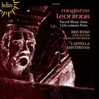 Leonin Magister Leoninus Sacred Music from 12 century Paris Audio CD 