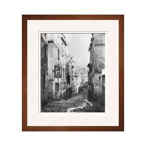 Rue Fresnel From The Dead End Of Versailles Paris 185878 Framed Giclee 