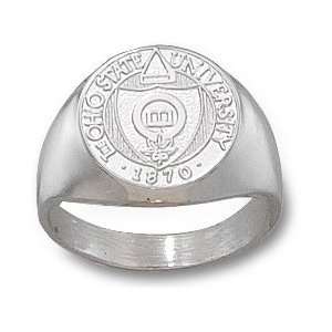  Ohio State University 1/2in Ring Sterling Silver Jewelry