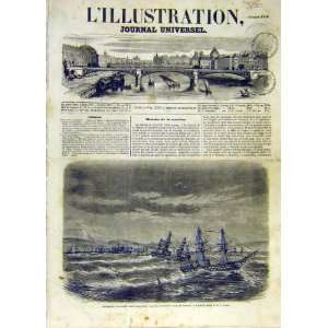  Ouragan Ships Black Sea Kamiesh French Print 1854
