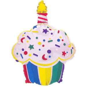  Birthday party supplies decoration Cupcake balloon 27 inch 