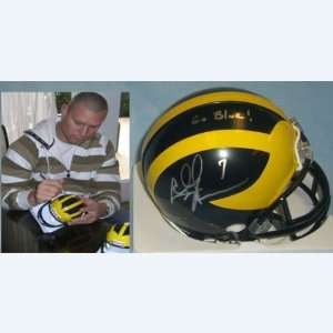  Chad Henne (Michigan Wolverines) Signed Autographed Mini 