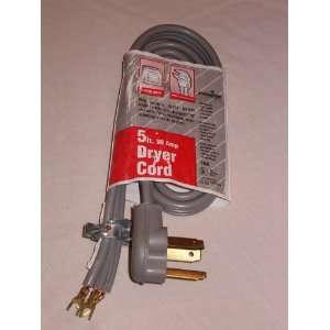  Electricord 5 ft. 30 amp Dryer Cord Appliances