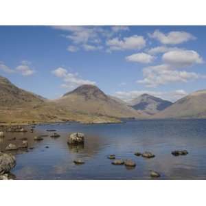  Yewbarrow, Great Gable and Lingmell Seen across Wastwater 