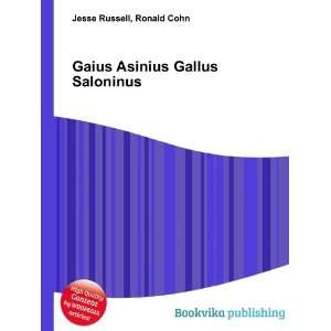  Gaius Asinius Gallus Saloninus Ronald Cohn Jesse Russell Books
