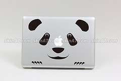 Panda Macbook laptop decal sticker skin viny