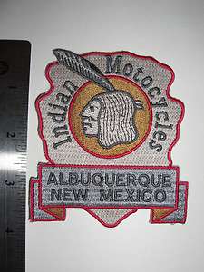 Indian Motorcycle Club/Shop Patch, Albuquerque, New Mexico  