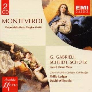 29. Monteverdi Vespro della beata vergine / Ledger by Claudio 