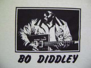 Bo Diddley Blues Rock and Roll Retro Vintage t shirt  