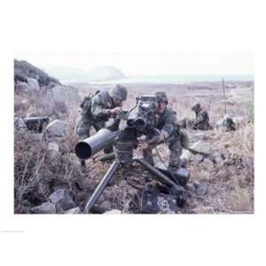 United States Marines Tow Anti Tank Weapons 24.00 x 18.00 Poster Print 