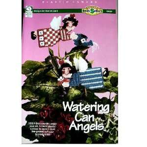 WATERING CAN ANGELS PLASTIC CANVAS PATTERNS DESIGNS BY VICKI BLIZZARD 