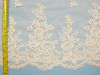 Elegant Imported Re embroidered Alencon Lace  