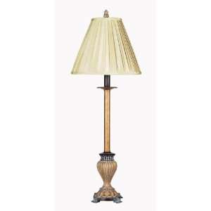   & Antique Charcoal Finish Finish Buffet Table Lamp