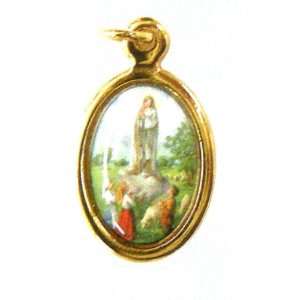  Pendant   Our Lady of Fatima   Gold Plated   Exclusively 