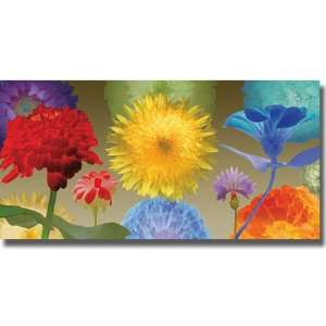  Sunflower Fireworks by Mertens Premium Quality Poster 