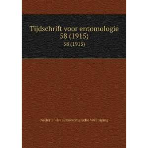   entomologie. 58 (1915) Nederlandse Entomologische Vereniging Books