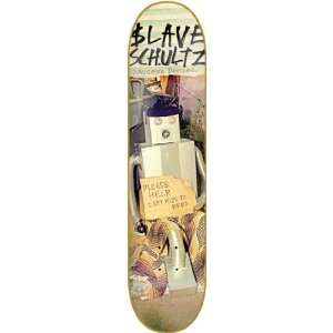  Slave Schultz Robot Skateboard Deck   8.37 Sports 