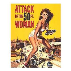  Attack of the 50 Foot Woman Movie Poster, 11 x 14 (1958 