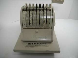 Vintage Check Writer Paymaster S 1000 with Orignal Cover  