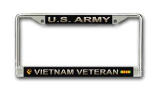 Army 1st Cavalry Div Vietnam Veteran License Frame  