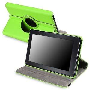    Kindle Fire 360 Swivel Leather Case Ver2 , Green Electronics