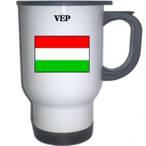  Hungary   VEP White Stainless Steel Mug 