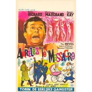  Arr tez le massacre (1959) 27 x 40 Movie Poster Belgian 