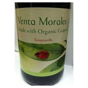  Venta Morales Organic Tempranillo La Mancha 2009 750ML 