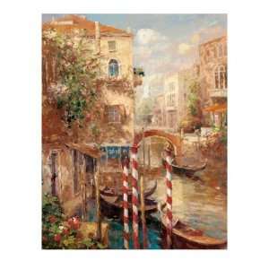 Venice Canal I Giclee Poster Print by Peter Bell, 30x40  