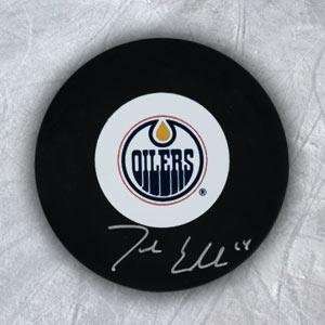   Eberle Autographed Puck   Autographed NHL Pucks