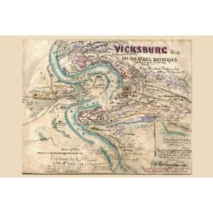  Siege of Vicksburg 16X24 Canvas