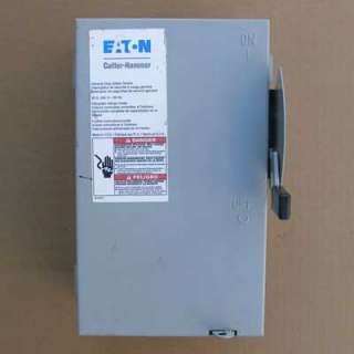 Cutler Hammer DG321UGB Safety Switch 30A 240V NEMA 1  