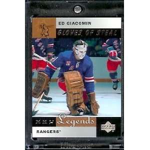  2001 /02 Upper Deck NHL Legends Hockey # 85 Ed Giacomin 