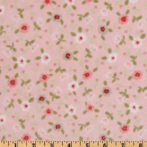  62 Wide Velour Floral Pink Fabric By The Yard Arts 