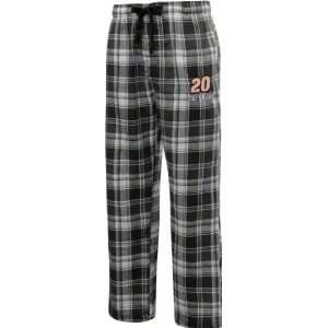Joey Logano Black/Charcoal Legend Flannel Pants