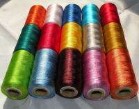 15 Bright Colours, Machine Embroidery Thread Spools  