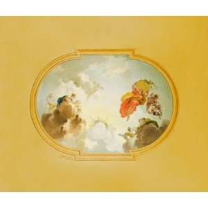  Ceiling Depicting Apotheosis Golden Full Wall Mural