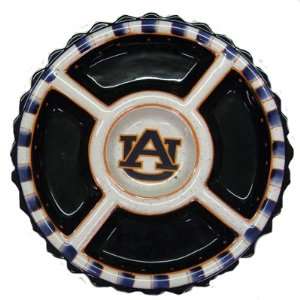  Auburn Tigers Au Ceramic Veggie Tray