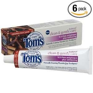   Clove Toothpaste, 5.2  Ounce Tubes (Pack of 6)