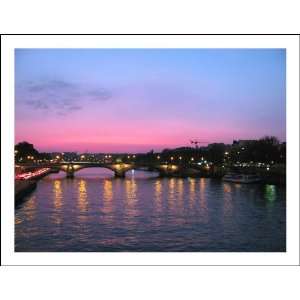  Paris Photography River Seine at Sunset, Photos of France 