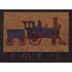  Engine No. 9   Poster by Warren Kimble (16x12)