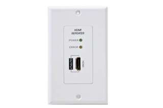 HDMI Repeater Wall Plate to Extend HDMI up to 100ft at 1080p Easy to 