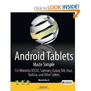   Tab, Asus, Toshiba and Other Tablets (Made Simple Apress) [Paperback