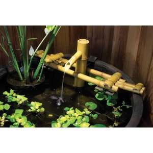  Aquascape, Adjustable Pouring Bamboo w/pump Patio, Lawn 