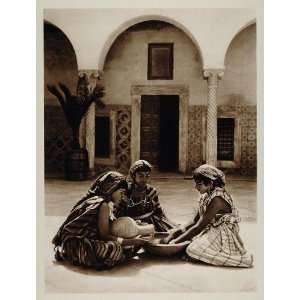  1924 Arab Women House Tunis Tunisia Lehnert Landrock 