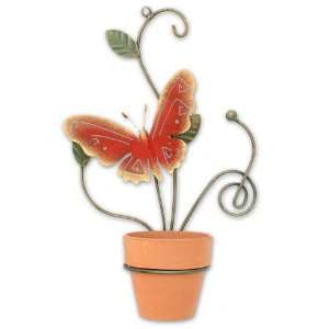  Iron wall planter, Flight of the Butterfly Patio, Lawn 